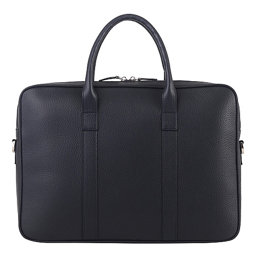 Сумка для документов "Башни Кремля" (7088.00.К) (кожа синий 42х32х9 тиснение) 