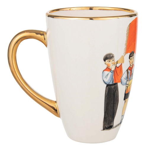 Чашка для чая "Парк культуры" (керамика белая ) 