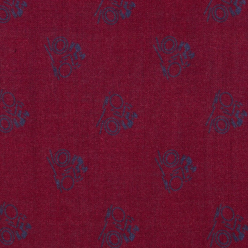 Шарф "Мотоциклисты" (T26MOTO3) (шерсть 100% синий бордо 40х195) 