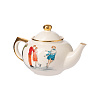 Чайник "Спорт и здоровье" (керамика белый ) 