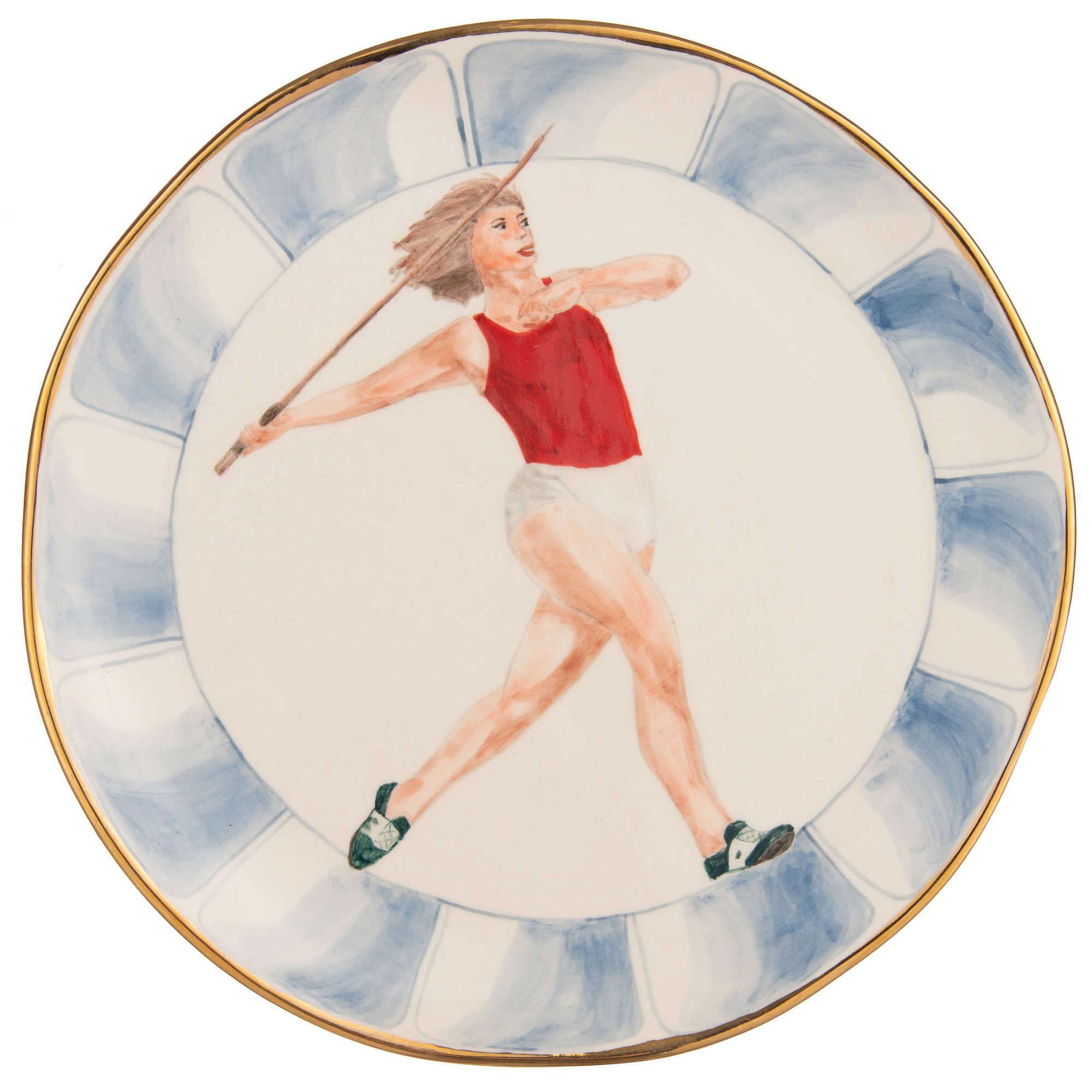 Блюдо «Спорт и здоровье» (керамика белый)