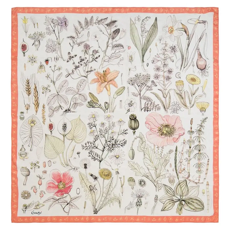 Платок "Гербарий" 