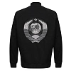 Толстовка бомбер "Герб Союза" (хлопок 88%, полиэстер 12%. черный S) 
