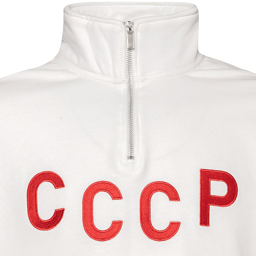 Олимпийка "СССР" (хлопок 100%, белый M/L) 