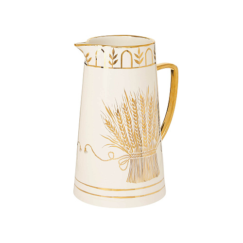 Кувшин "Пшеница" (керамика белый) 