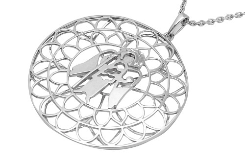 Подвеска "Ангел" родий 