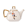 Чайник "Спорт и здоровье" (керамика белый ) 