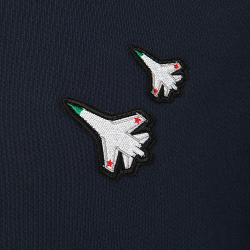 Худи "Башни Кремля" (хлопок 100%, синий 3XL/4XL) 