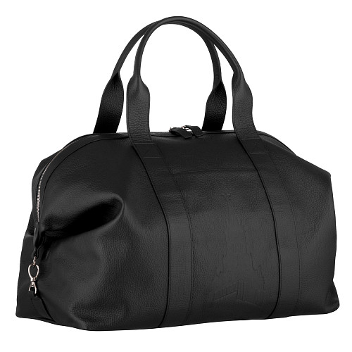 Сумка дорожная "Башни Кремля" (кожа черный тиснение) 