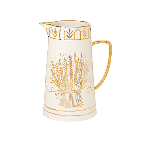 Кувшин "Пшеница" (керамика белый) 