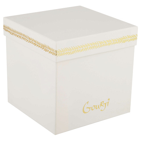 Кофейная пара "Зимняя деревня" (фарфор белый) 