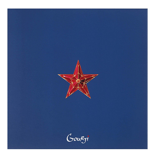 Внешний аккумулятор "Звезда" (пластик синий с рельефным изображением, Ancor Plus) 