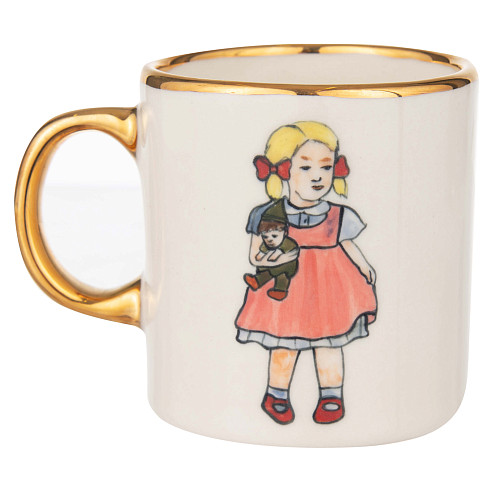 Чашка для чая "Детская комната"  (керамика белая) 