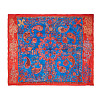 Шаль "Орнамент. бута" (модал 90% кашемир 10% синий красный 135х175) 