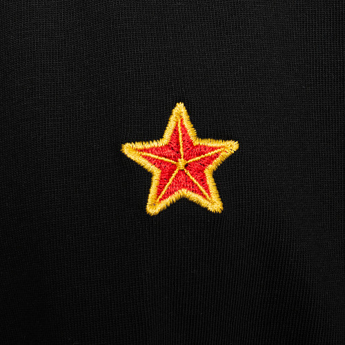 Футболка "Звезда" (хлопок 100% черный S) 