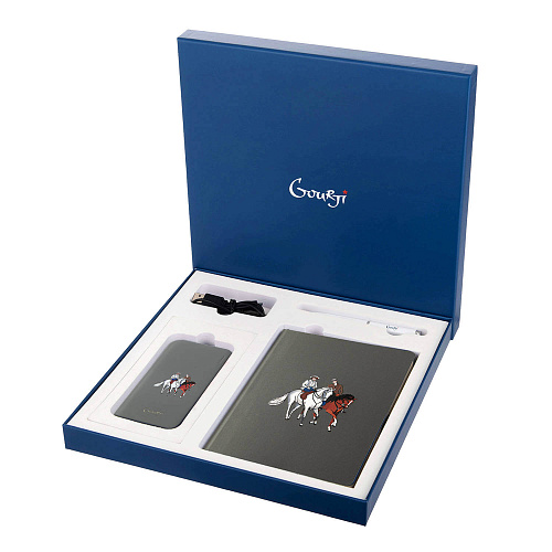 Подарочный набор "Всадники" (аккумулятор, ежедневник и ручка ) 