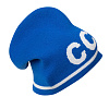 Шапка "СССР" (шерсть 90% кашемир 10%. синий) 