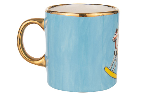 Чайная пара "Детская комната" (керамика, цветной) 