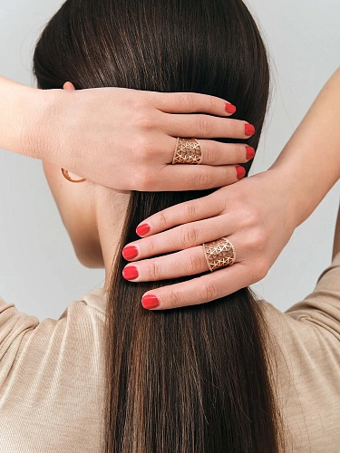 Серьги "Башня" длинные (серебро 925 пробы, фианиты 244 шт - 0,47 гр) 