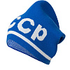 Шапка "СССР" (шерсть 90% кашемир 10%. синий) 
