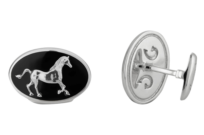Запонки "Донской рысак"  