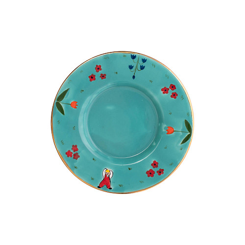 Блюдце "Фантазёры" (керамика, цветной) 