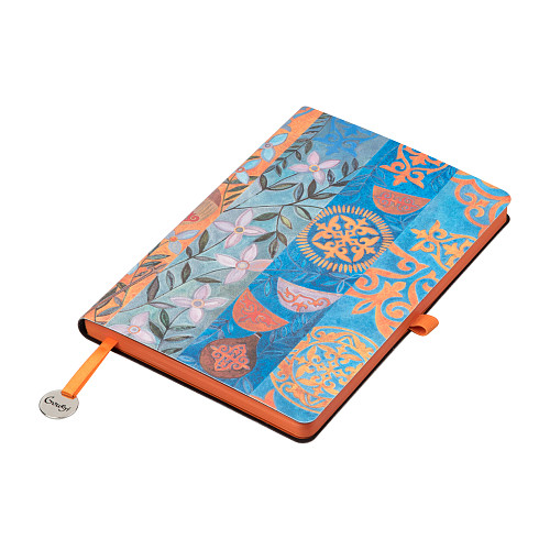 Ежедневник "Праздник весны" (кожзаменитель голубой разноцветный а5) 