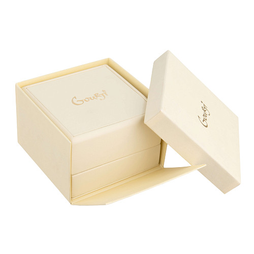 Кольцо "Конструктивизм" родий, топаз 