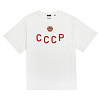 Футболка "СССР" (хлопок 100%, белый XL/2XL) 
