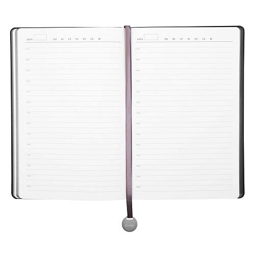 Ежедневник "Классика 1"  (кожзаменитель черный тиснение) 