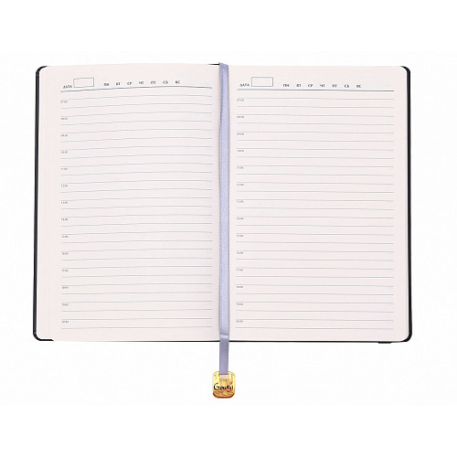 Ежедневник "Башни Кремля" m,  (00339.010 искусственная кожа черный красный а5) 