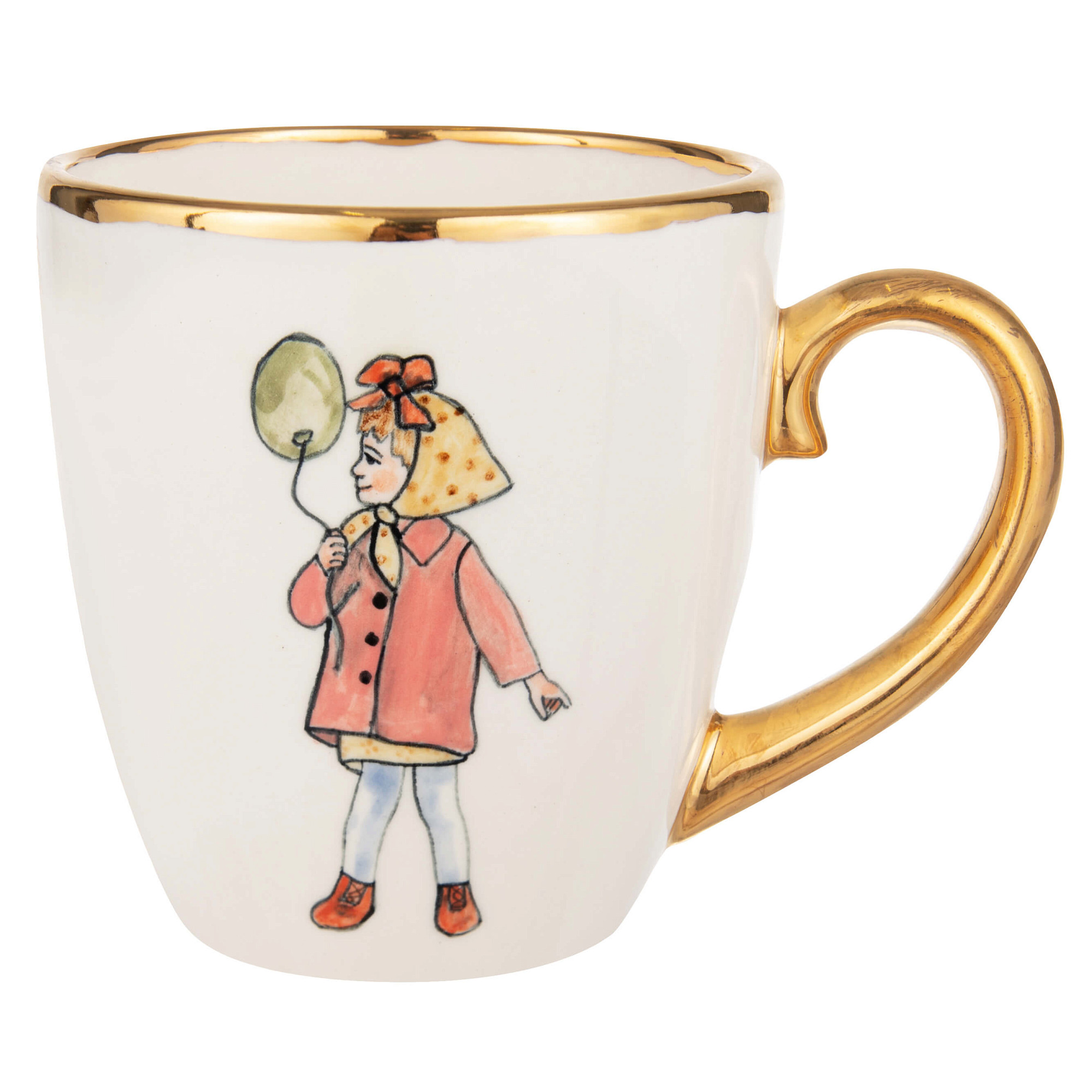 Чашка для чая "Детская комната"  (керамика белая)