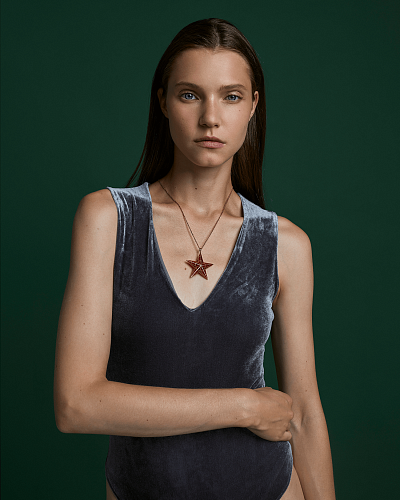 Подвеска "Звезда" эмаль 