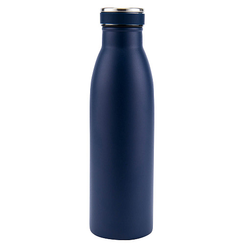 Термобутылка "Плес" (синяя с рельефным изображением) 