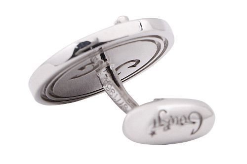 Запонки "Горнолыжник"  эмаль 